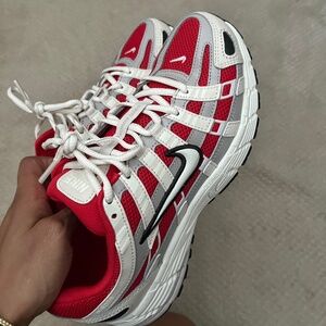 Nike P-6000 red sneakers